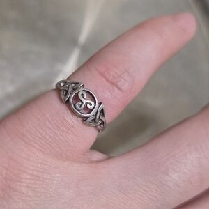 Sterling Silver Swirl Pattern Ring